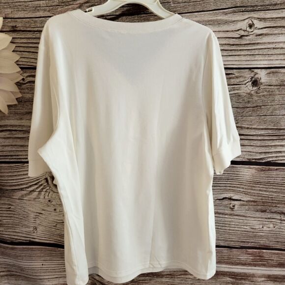 Preswick & Moore Women's Short Sleeve Top - Picture 2 of 4